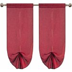 Emmevi mv s. p. a. - rideau de fentre 2 pcs porte intrieure tissu semi - transparent ajustable moderne ...