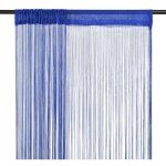 Rideau en fils 2 pcs 100 x 250 cm bleu Rideau en fils 2 pcs 100 x 250 cm bleu