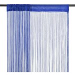 Rideau en fils 2 pcs 140 x 250 cm bleu Rideau en fils 2 pcs 140 x 250 cm bleu