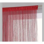 Rideau fil rouge 90 x 200 cm densit� optimale - atmosphera