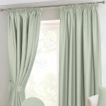 Homescapes - rideaux galon fronceur occultant - crème - motif chevron 117 x 137 cm Homescapes - rideaux galon fronceur occultant - crème - motif chevron 117 x 137 cm