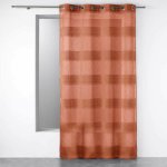 Paris prix - rideau voilage � ?illets 'terraza' 140x280cm terracotta