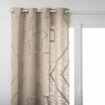 Rideau � ?illets tuft� 'inca' 130x260cm ivoire