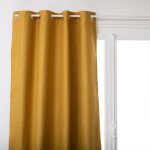 Atmosphera - rideau occultant isolant ocre jaune 140x260 cm pour une obscurité optimale créateur d'intérieur ... Atmosphera - rideau occultant isolant ocre jaune 140x260 cm pour une obscurité optimale créateur d'intérieur ...