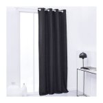 Les tendances - today rideau isolant thermique essential uni - 140 x 240 cm - fusain