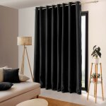 Enjoy home - rideau occultant grande largeur 300x240 basic noir Enjoy home - rideau occultant grande largeur 300x240 basic noir