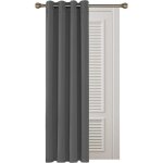 Rideaux occultants isolants, 132x160 cm (l x h), rideaux salon et chambre, design moderne, avec ?illets, ...