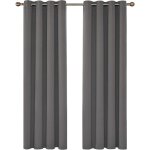 Rideaux occultants isolant thermique, rideaux pour salon et chambre, design moderne  oeillets, 132x160 ...