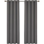 Rideaux occultants isolant thermique, rideaux pour salon et chambre, design moderne � oeillets, 132x160 ...