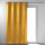Paris prix - rideau occultant 'm�lodie' 135x280cm ocre