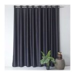 Homemaison - rideau occultant noir grande largeur 300x240cm - 300x240cm - noir Homemaison - rideau occultant noir grande largeur 300x240cm - 300x240cm - noir