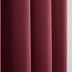Univers decor - rideau occultant thermique bordeaux 140 x 260 cm