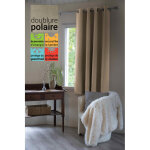 L'effet papillon - rideau occultant et thermique doubl polaire 'inuit' toutes dimensions - couleur: ...