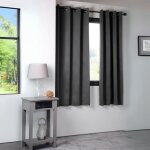 Rideau occultant uni 210gr / m2 gris anthracite 140x280 cm Rideau occultant uni 210gr / m2 gris anthracite 140x280 cm