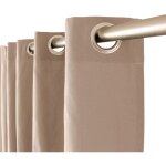 Dock avenue - rideau � oeillets 135 x 240 cm audrey 100% coton coloris naturel