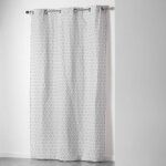 Rideau � oeillets 140 x 240 cm optic blanc