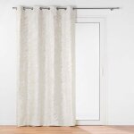 Bricoline - rideau � oeillets 140 x 260 cm marius - velours imprim� m�tallis� - livraison gratuite