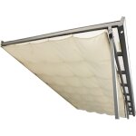 Rideau d'ombrage habrita tt3050rt 14, 25m2 toile polyester cru pour toit terrasse tt 3050 al