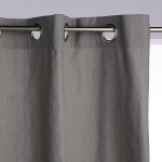 Rideau panama gris 140x260cm atmosphera cr�ateur d'int�rieur