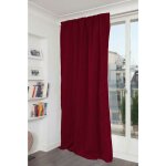 Homemaison - rideau phonique occultant et thermique 'moondream' galon fronceur rouge foncé 140x300 cm ... Homemaison - rideau phonique occultant et thermique 'moondream' galon fronceur rouge foncé 140x300 cm ...