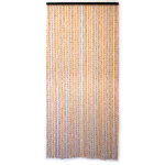 Morel - rideau de porte en bambou et perle de bois