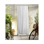 Poyet motte - rideau marseillais tiss� blanc (250 x 140 cm)