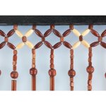 Rideau de porte en perles de bois, 90 x 200 cm wenko