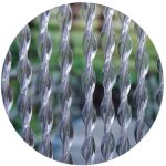 La tenda - rideau de porte en pvc transparent riva 90x210 cm