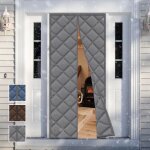 Rideau de protection thermique magnétique pour porte, pose adhésive facile sans perçage, auto - scellant, ... Rideau de protection thermique magnétique pour porte, pose adhésive facile sans perçage, auto - scellant, ...