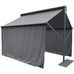 Hesperide - rideaux pour tonnelle salsa 4x2m en polyester ardoise - hespéride Hesperide - rideaux pour tonnelle salsa 4x2m en polyester ardoise - hespéride