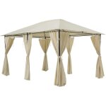 Hesperide - rideaux pour tonnelle santorini écru 4x3m en polyester - hespéride Hesperide - rideaux pour tonnelle santorini écru 4x3m en polyester - hespéride