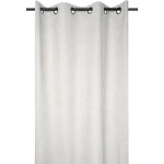 Homemaison - rideau en velours c�tel� ecru 140x260 cm