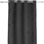 Homemaison - rideau en velours ctel occultant et thermique gris anthracite 140x260 cm