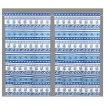 Rideau de verre moderne 45 ou 60 ou 80 gr�ce bleu fabriqu� en italie 1 b�che cm. 60x240