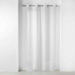Rideau voilage � ?illets 'elizeon' 140x280cm blanc