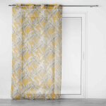 Rideau voilage  ?illets  isibelle  140x240cm jaune