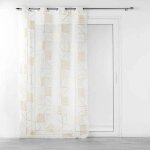 Rideau voilage � ?illets 'lineor' 140x240cm blanc