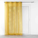 Rideau voilage à ?illets 'lineor' 140x240cm jaune Rideau voilage à ?illets 'lineor' 140x240cm jaune
