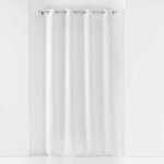 Rideau voilage � ?illets 'soane' 140x180cm blanc
