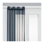 Rideau voilage 'moly' 135x240cm bleu �g�en