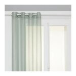 Rideau voilage 'moly' 135x240cm vert c�ladon