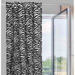 Rideau de zebra zebra blanc noir cm. 140x280 fabriqu en italie