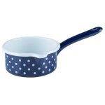 Riess casserole avec bec verseur 12cm 0, 5 litre mail country dirndl bleu  pois