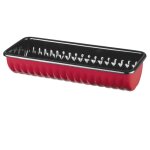 Riess moule à dos de chevreuil 30x10cm rouge émail Riess moule à dos de chevreuil 30x10cm rouge émail