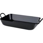 Riess oma's pole  frire 50 / 28cm plat  rtir /  cuire maill noir