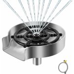 Way - rince verre en acier inoxydable pour vier de cuisine - rondelle en mtal, nettoyeur verre, accessoires ...