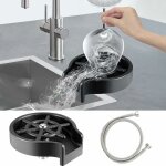 Rince verre evier, lave verre automatique, lave verre evier, accessoires d'vier de cuisine, d'vier ...