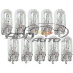 Ring - 10 ampoules t10 - 24v - 3w - w2. 1 x 9. 5d - w3w - clignotant et tableau de bord