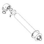 Rinnai - kit coaxial d'vacuation des fumes 60 / 100 pour chauffe - eau fot - hx060 - a07