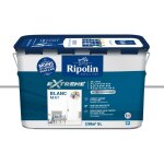 Ripolin - peinture blanc mat monocouche pour murs, plafonds, boiseries et radiateurs - 5l
